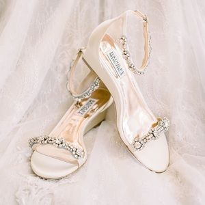 Badgley mischka wedding shoes